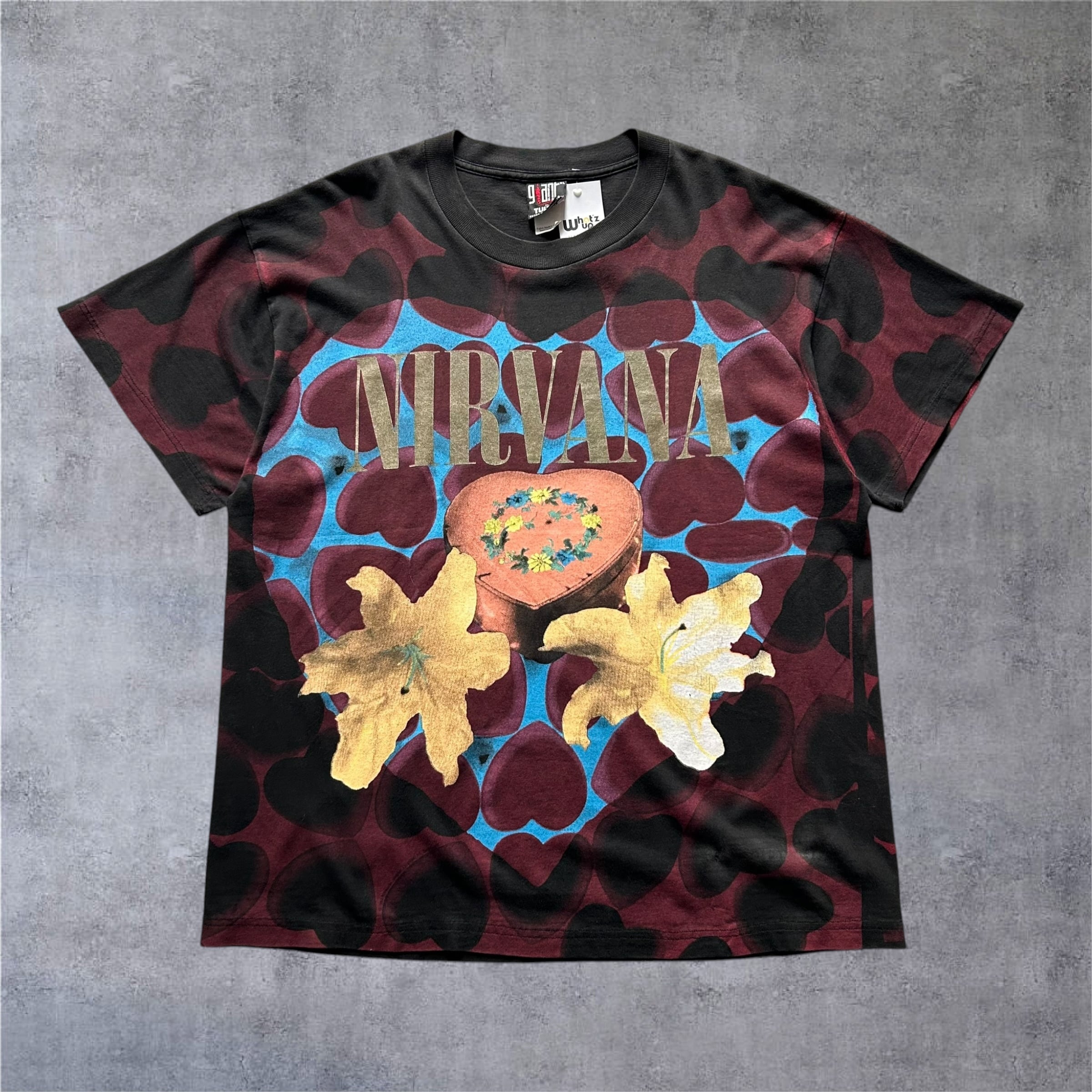Super Special!! 1990s Nirvana "Heart-Shaped Box" T-shirt【高円寺店】