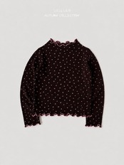 韓国子供服 / ÜEO / ハニー小花柄Tシャツ / 秋服 *S~JS*
