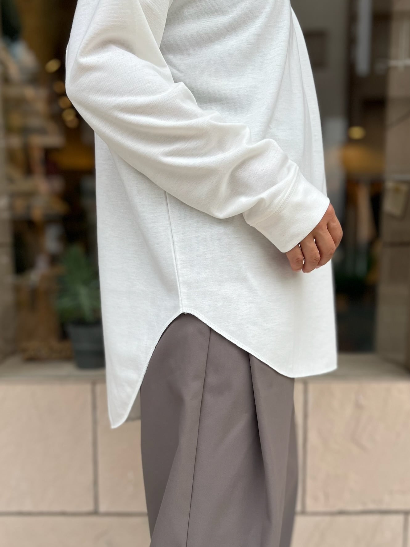 再入荷】MARGAUX VINTAGE / ヘンリーネックカットソー | anouk