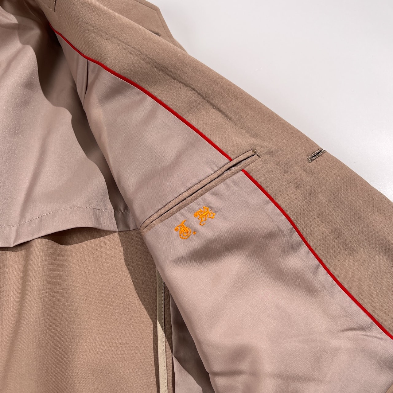 希少 J.PRESS ジェイプレス 金ボタン 段返り3B テーラードジャケット ブレザー サイズ 94-80-175 /ベージュ系/樫山/ビンテージ