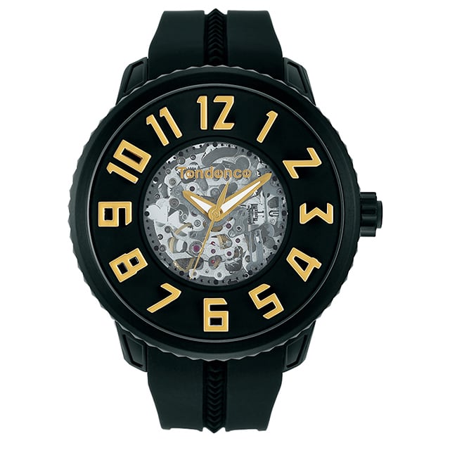 【Tendence テンデンス】TG491005  SPORTSスポーツ（ブラック）／国内正規品 腕時計