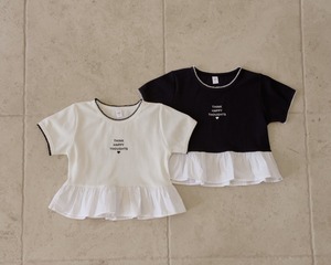 [MOMOANN] Windy Frill T-shirt / [모모앤] 윈디프릴티