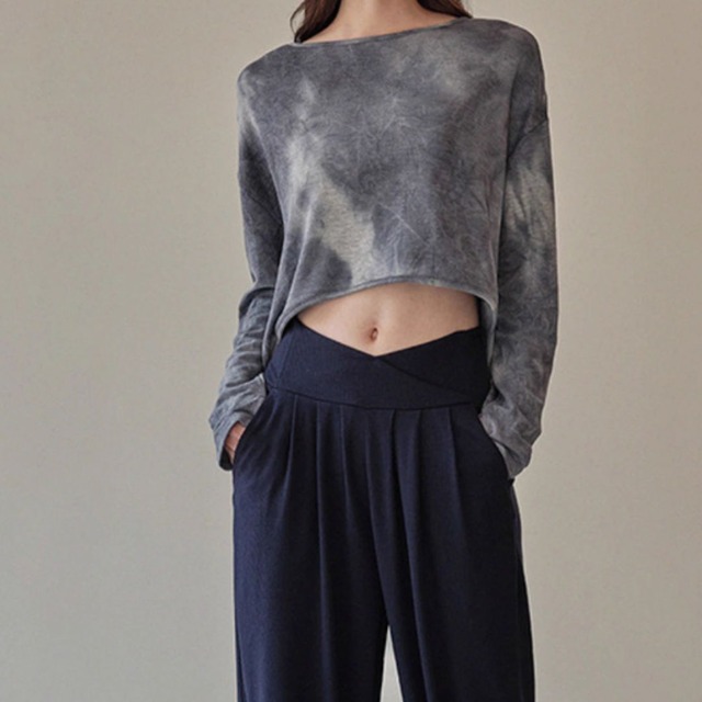 バックシャンデザイン オープンバック ダイタイトップス 1col　D00273