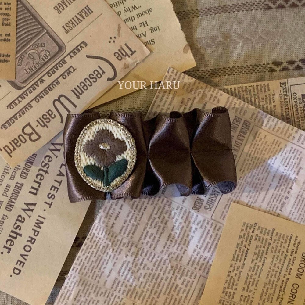 予約【yourharu】Cocoa hair pin