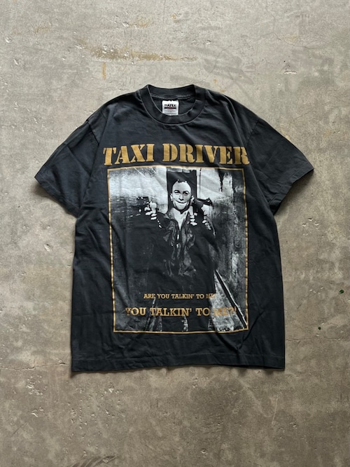 TAXI DRIVER ARE YOU TALKIN' TO ME? タクシードライバー Tシャツ L ブラック