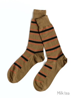 Border line wool Short women