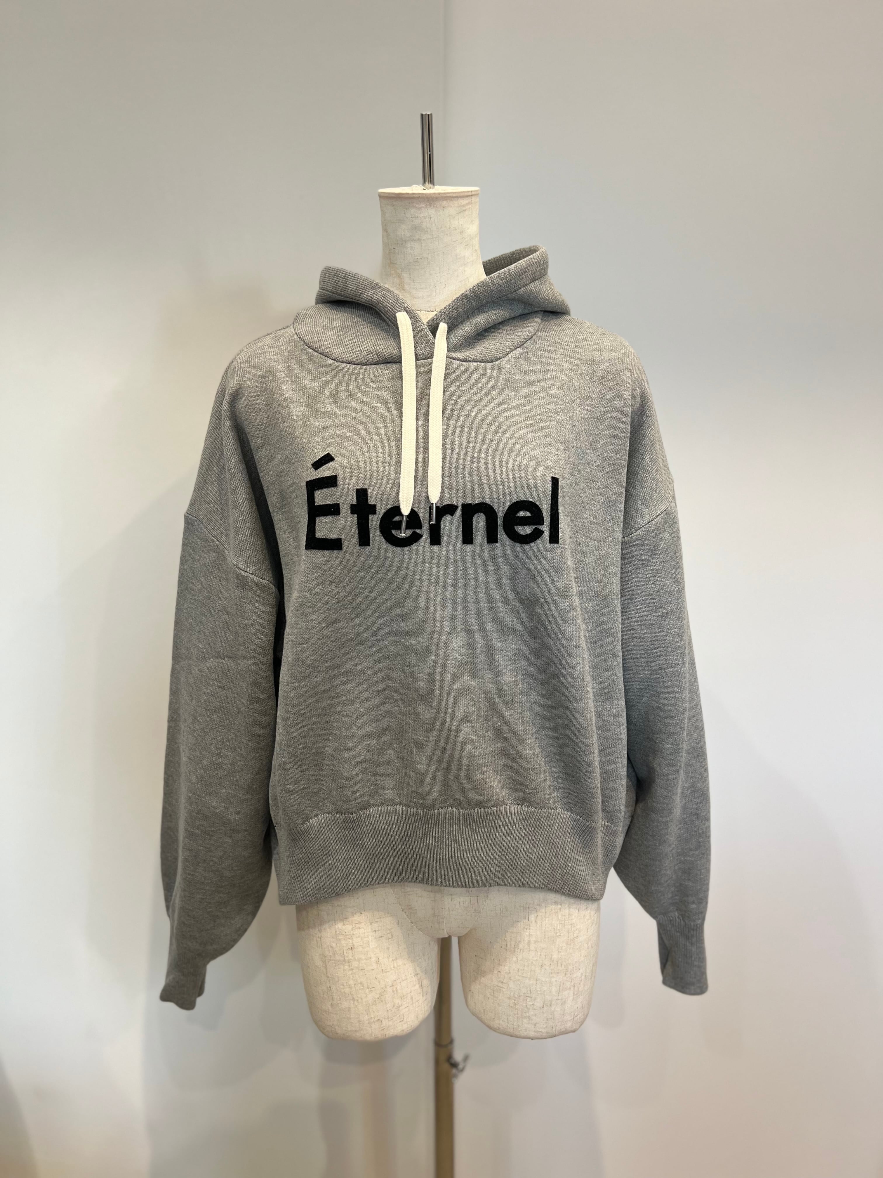 【SELECT】スウェットライクロゴパーカー 39-0465