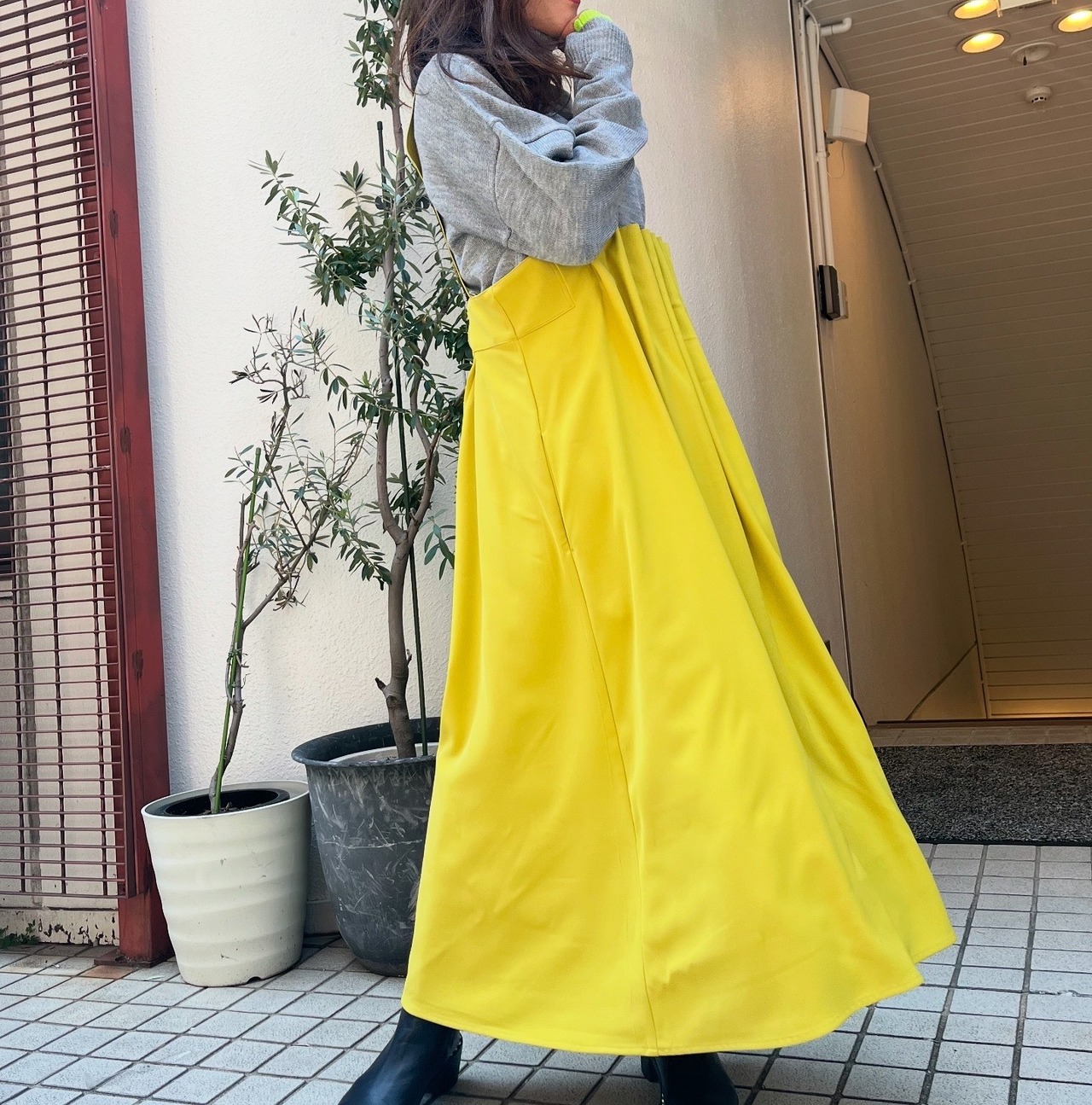 ドスディオサス  dosdiosas ロゴ入りテープワンピース