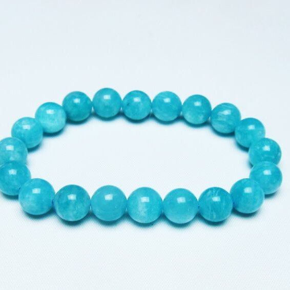 アマゾナイト ブレスレット 10mm 一点物 メール便可 [M便 1/10] 111-47709
