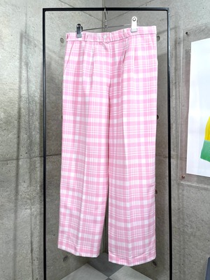 vintage pattern wide slacks