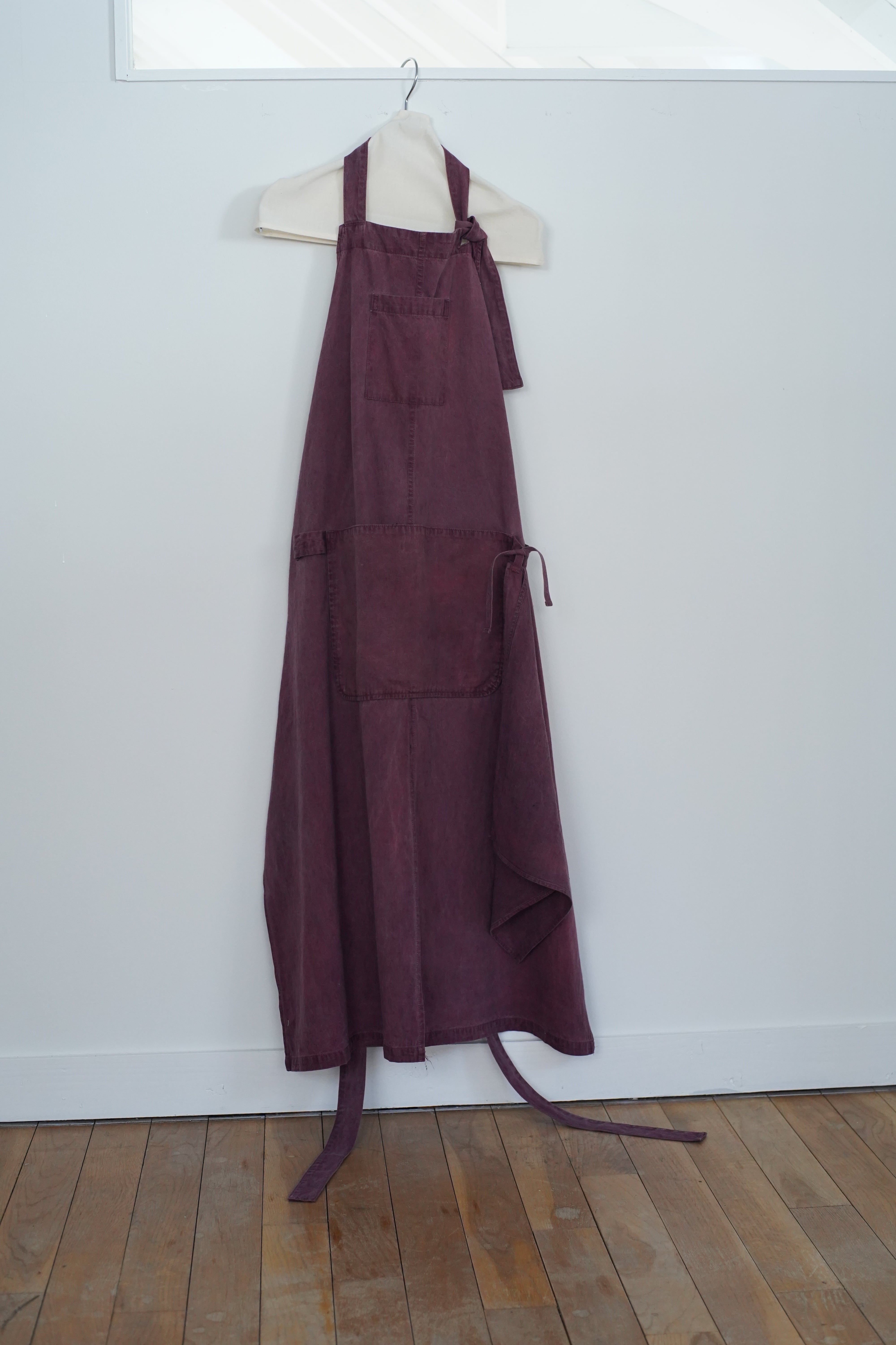 Packable Apron Long / 草木染 / 蘇芳