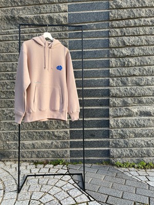 *LIMITED* HEAVY WEIGHT PULLOVER SMOKY HOODIE　" Roses Turn BLUE "