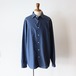 PERSONAL MATTERS " INDIGO DYE COTTON TWILL SHIRT ( Light Indigo )"
