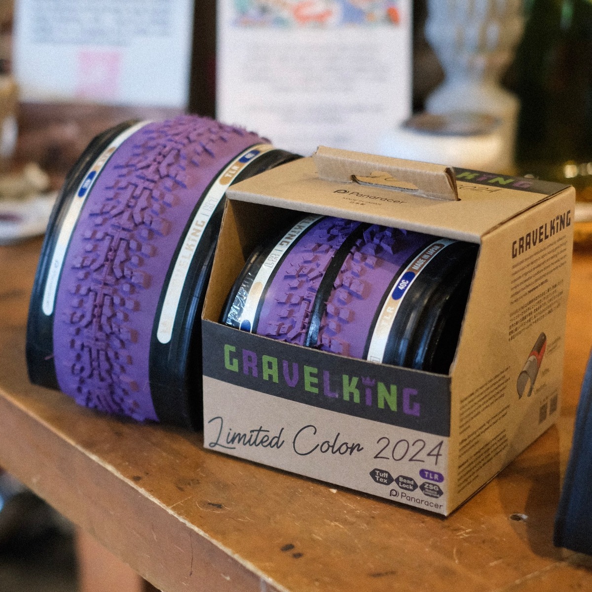 PANARACER】GRAVELKING X1 TLR 700×40C（パープル/黒） | Humhumhug 