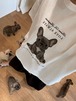 予約【POEME】Organic French Bulldog Oversized T-Shirt