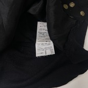 TSUMORI CHISATO ツモリチサト DRESS シルク100% ドット柄 ニット切替 ワンピース M/ブラック/ビンテージ