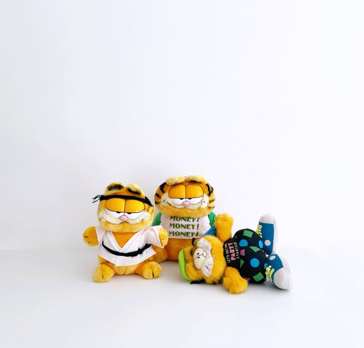 USA ヴィンテージ 目が動く ガーフィールド ぬいぐるみ Garfield 1980s vintage