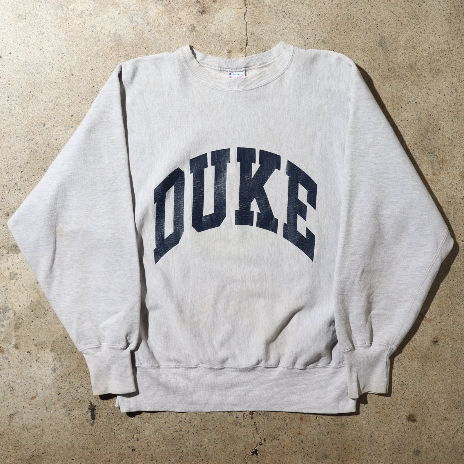 90s L Duke リバースウィーブ チャンピオン グレー スウェット 