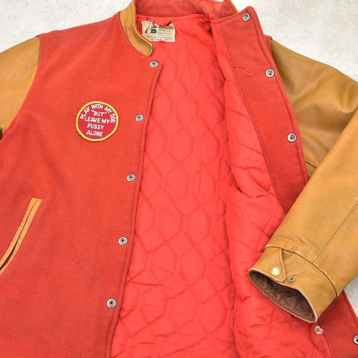 70~80's vintage lettered varsity jacket | 古着屋 grin days 70~80's vintage lettered varsity jacket | 古着屋 grin days