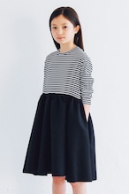 BORDER BALLERINA LONG T-DRESS 8Y-11Y