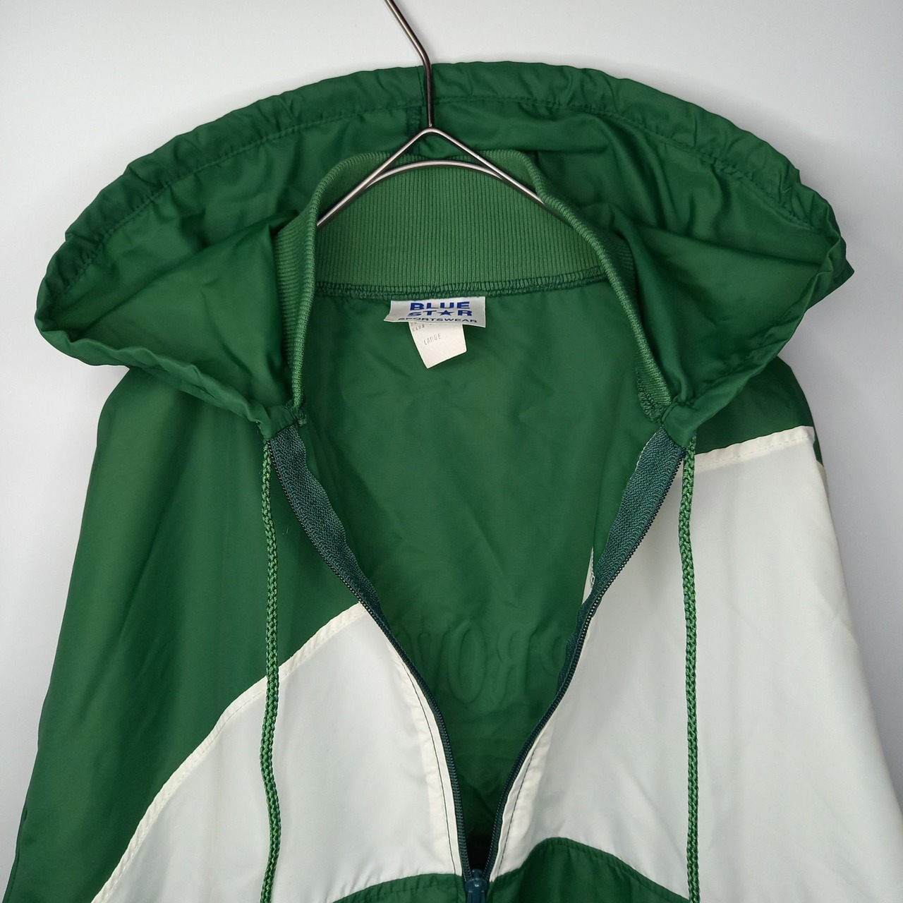 アメリカ製　ブルースター　フルジップ　ナイロンジャケット　パーカー　フーディー