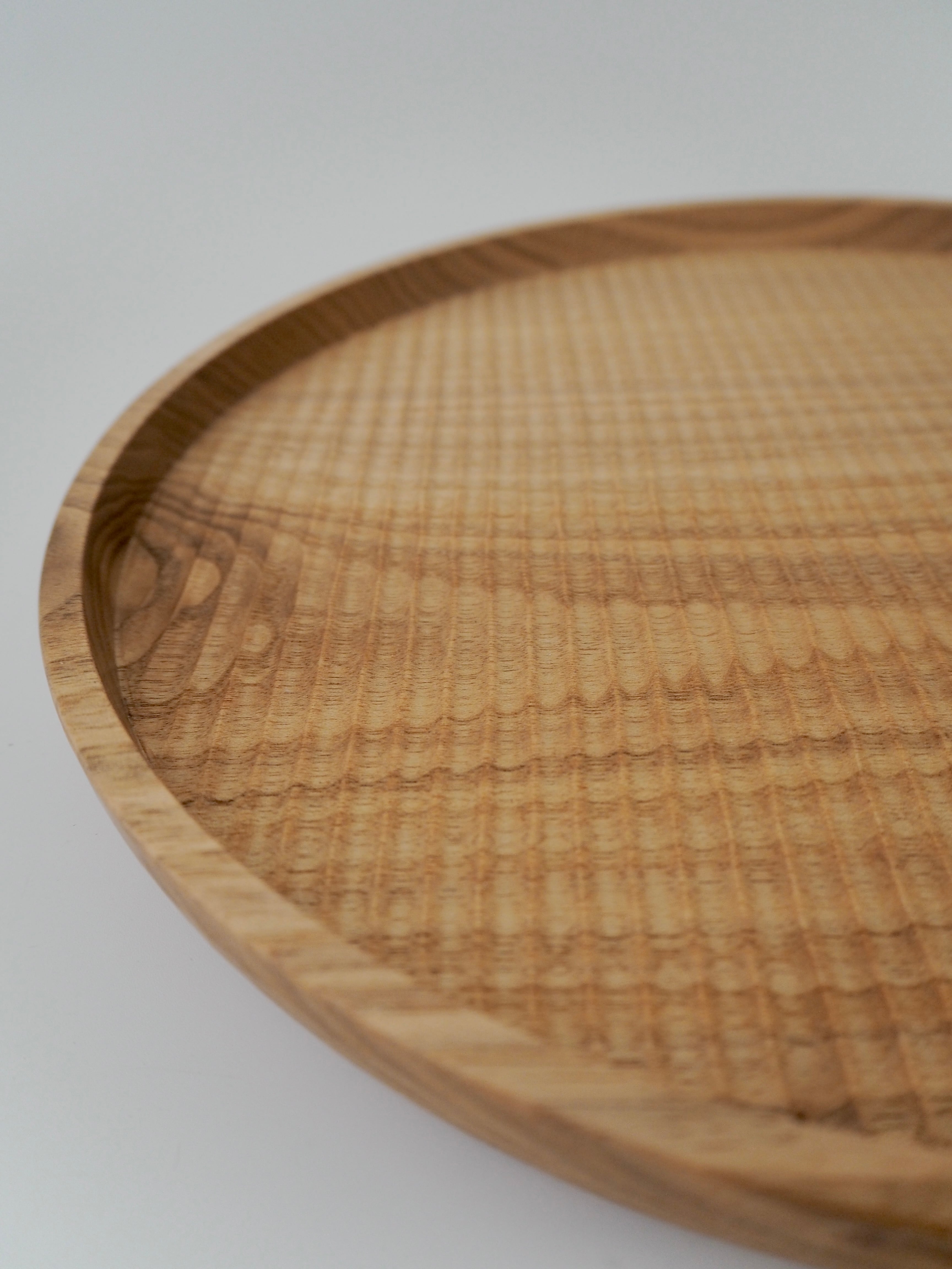 丸盆 27cm クルミ / ki-to-te 前田充 | 日用生活雑貨 小春商店