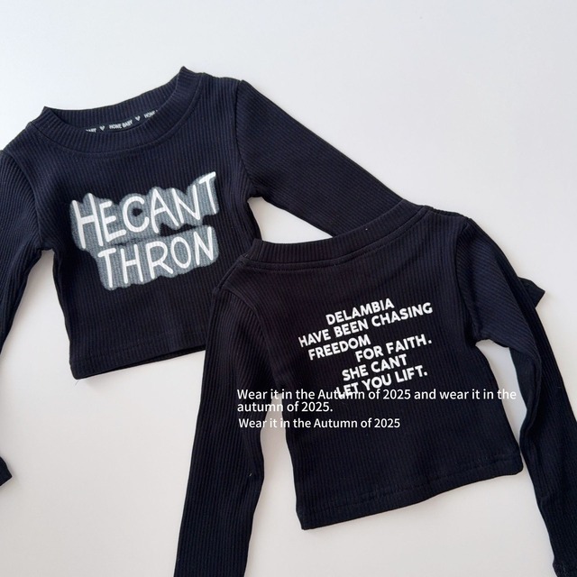 kids フロントバックロゴT