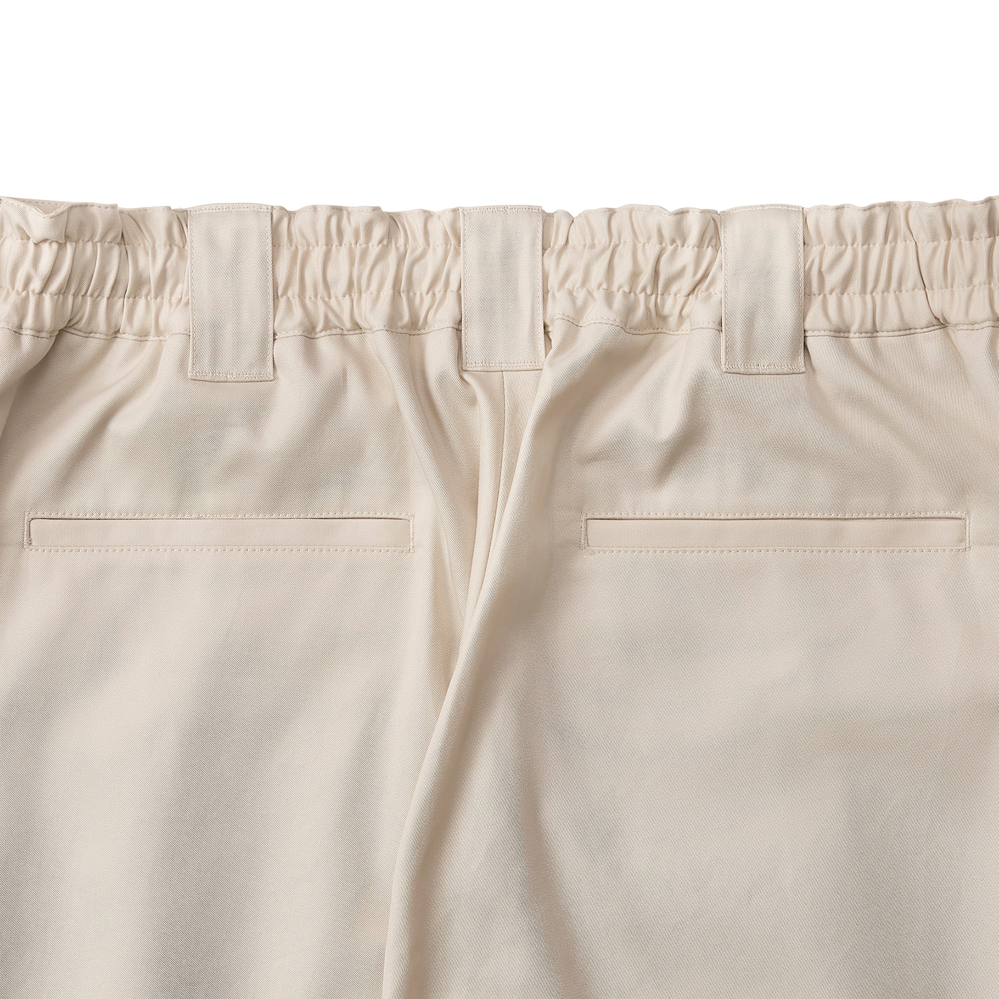 everyone two tuck cotton wide short pants (L.BEIGE) | everyone