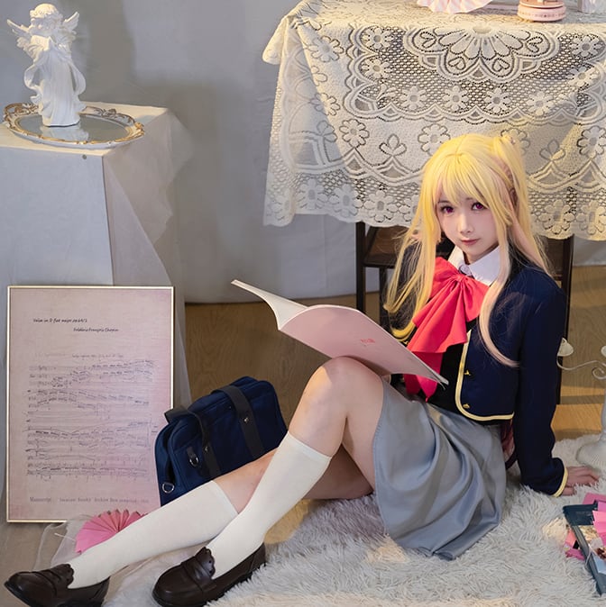 Lサイズ 推しの子 星野ルビー 有馬かな 陽東高校制服 コスプレ衣装 ハロウィン