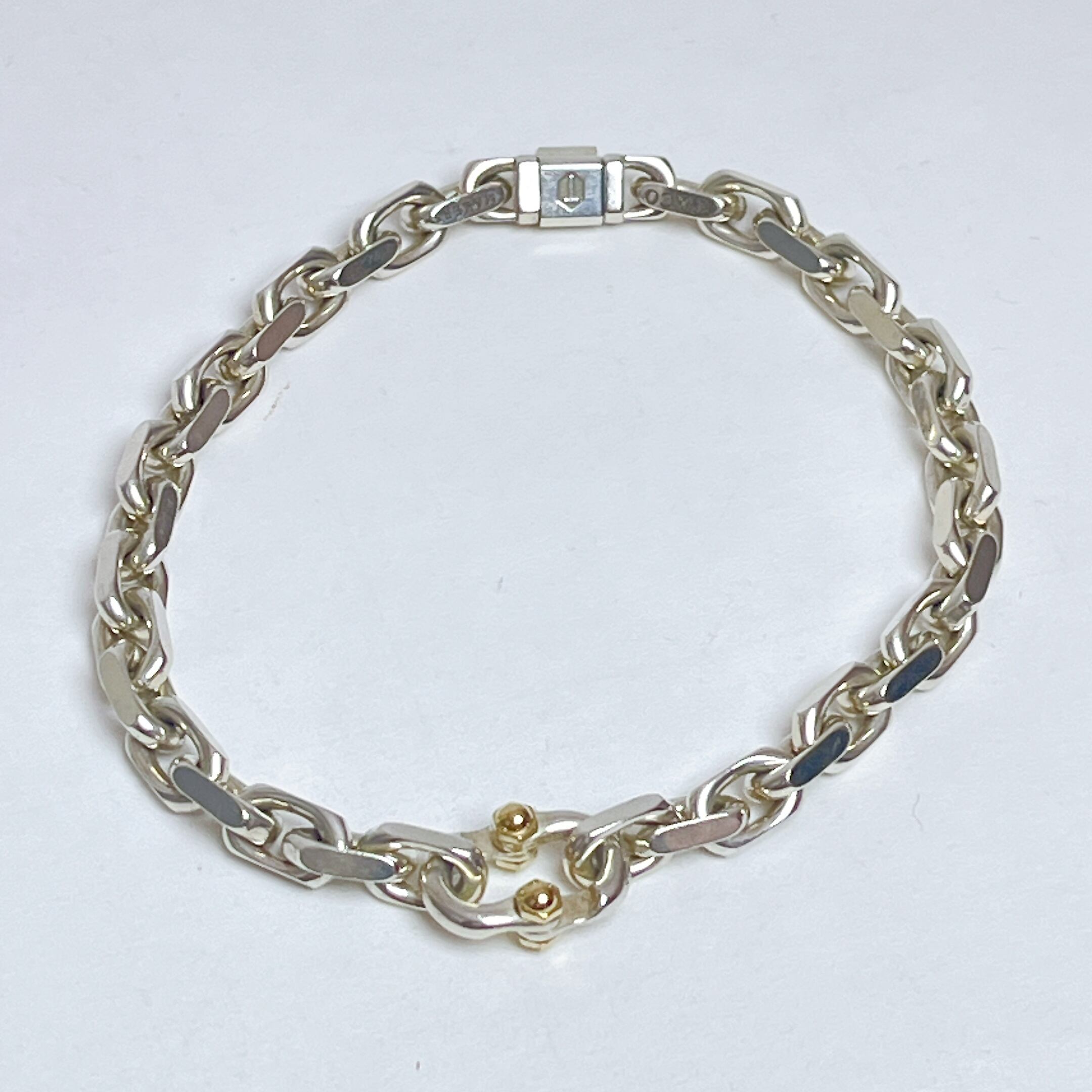Vintage Gaëtan de Percin anchor chain bracelet | PAY ID
