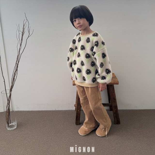 フローラルボアトレーナー 【mignon】