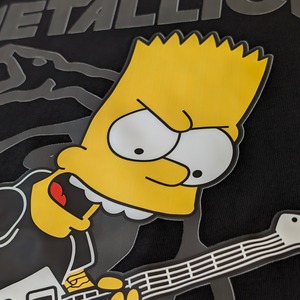 【 The Simpsons（ ザ・シンプソンズ ）】Bart Simpson × METALLICA / Tシャツ / バート / メタリカ〚アメリカン雑貨 アメトイ〛