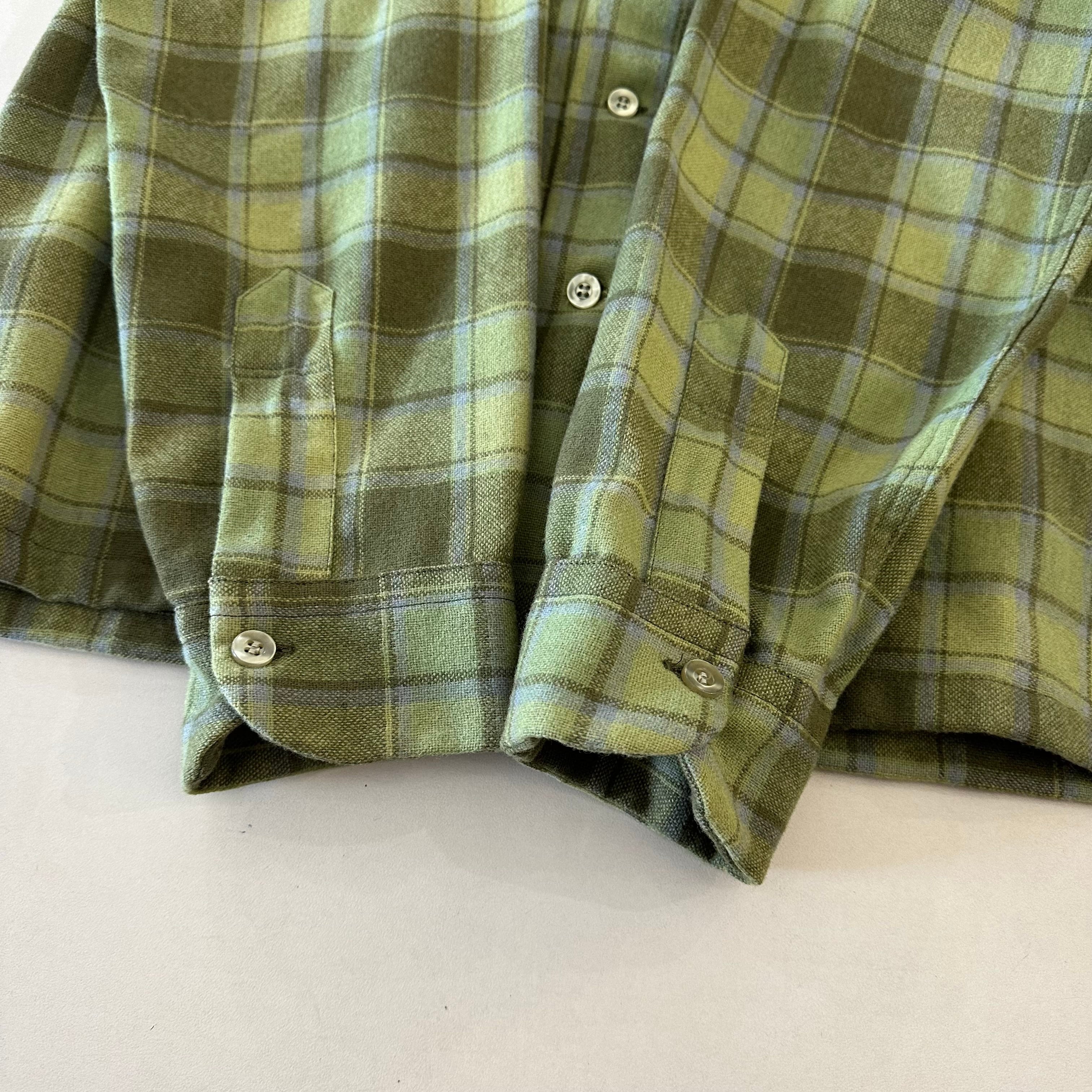 70s PEMDLETON Board Shirt Green | BerBerJin Yuhodo