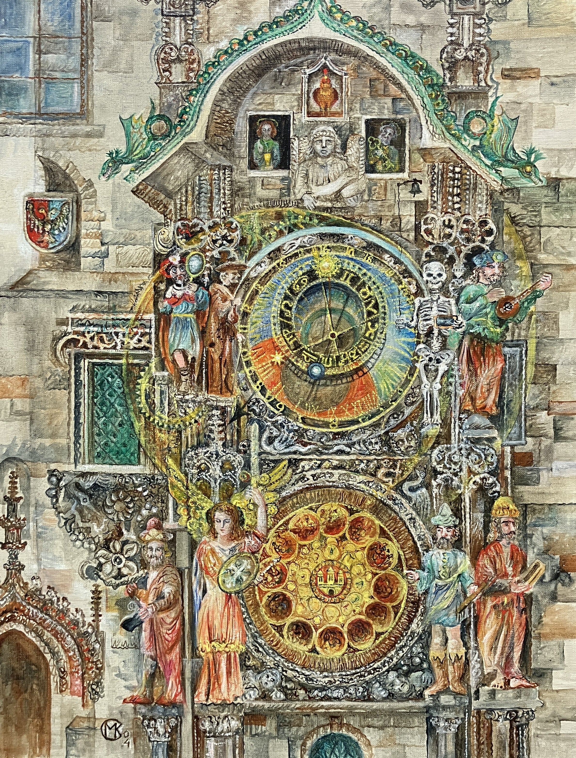 プラハ市庁舎の時計Ⅱ