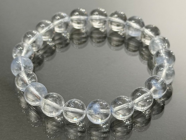 No.2458-5 デュモルチェライトインクォーツブレスレット