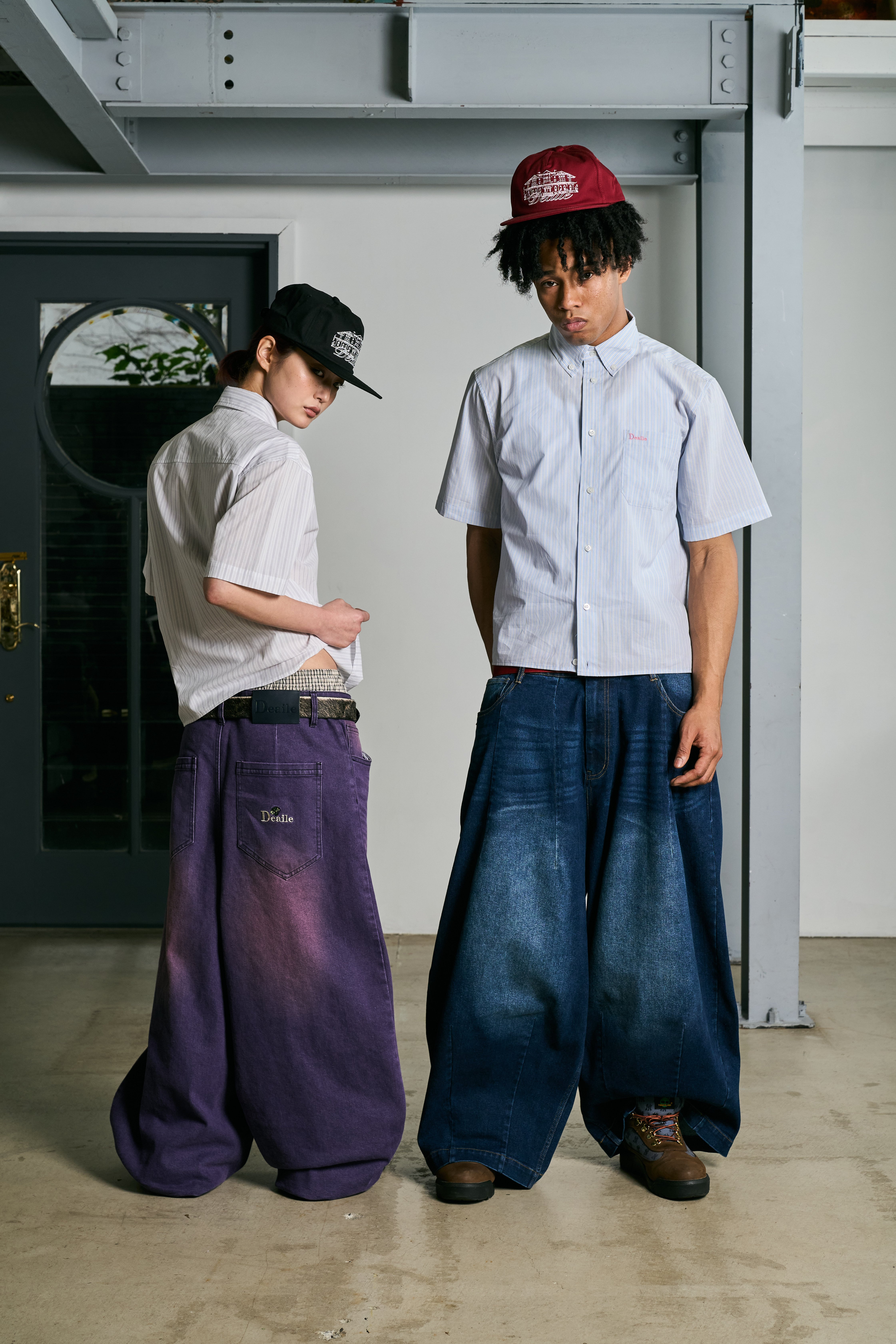 Deaile：Boxer Layered Wide Denim Boxer Layered Wide Denim | Deaile