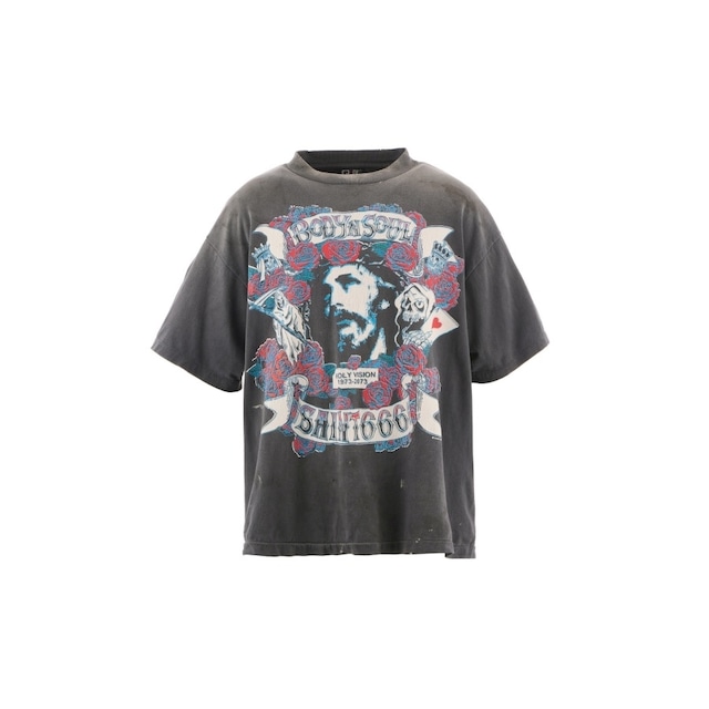 【SAINT MICHAEL】SM-HR1-0000-014/SS TEE/BODYN SOUL/BLACK