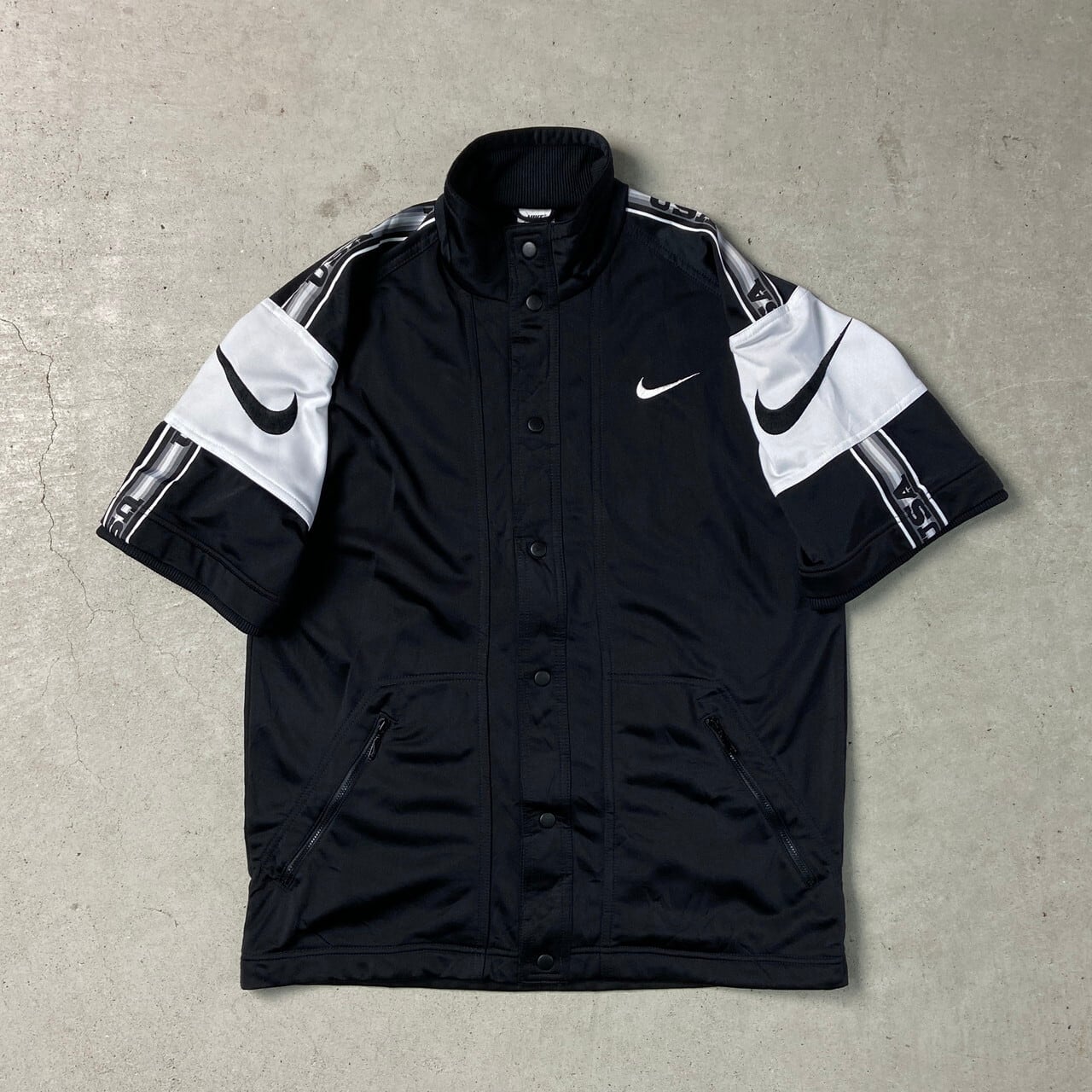 90~00年代 NIKE ナイキ 半袖 ジャージ トラックジャケット ス