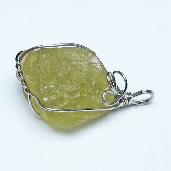 リビアングラス ペンダント 一点物 メール便可 112-13783