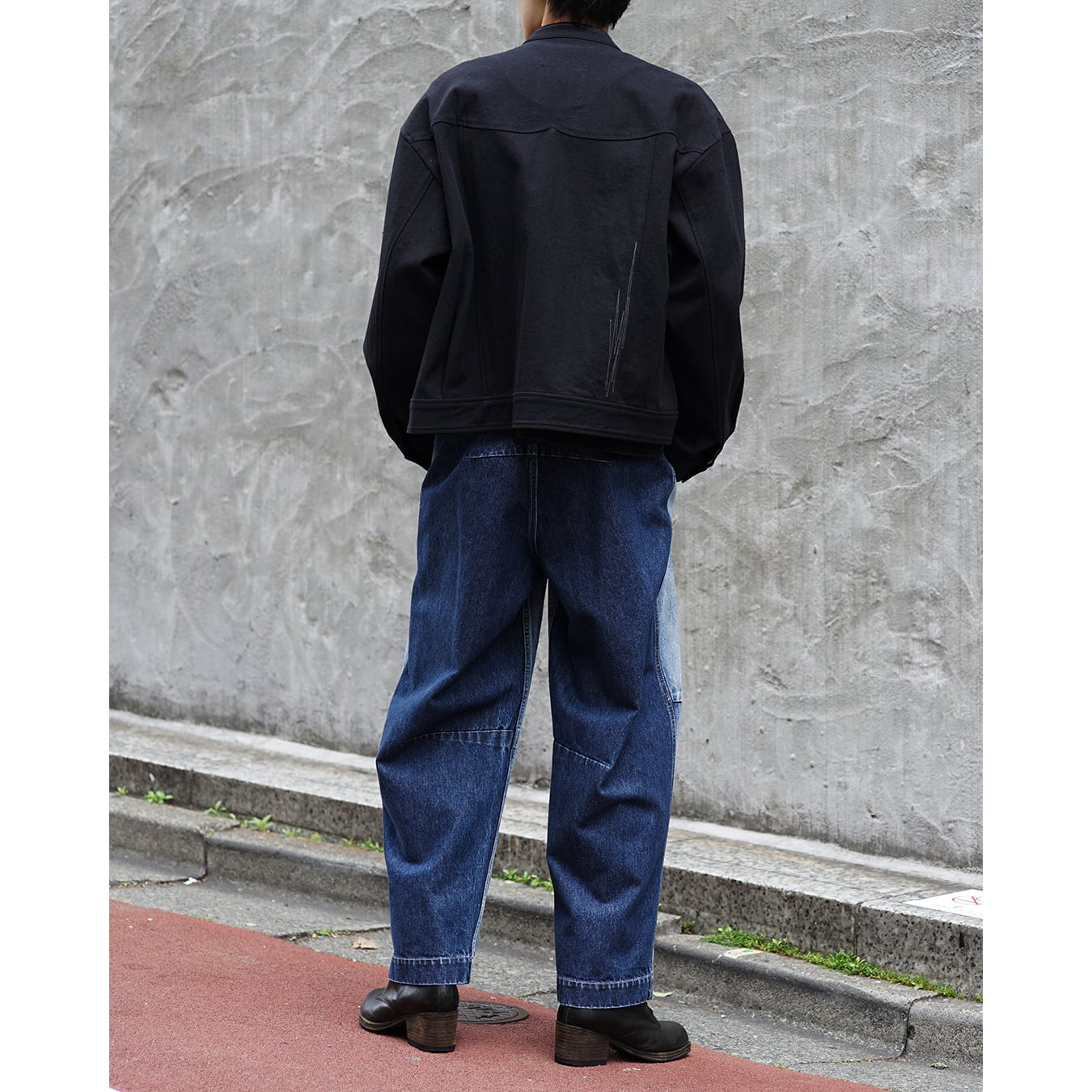 Nomàt] (ノマット) N-P-03 Two-tone Denim Curved PT | Clique Tokyo