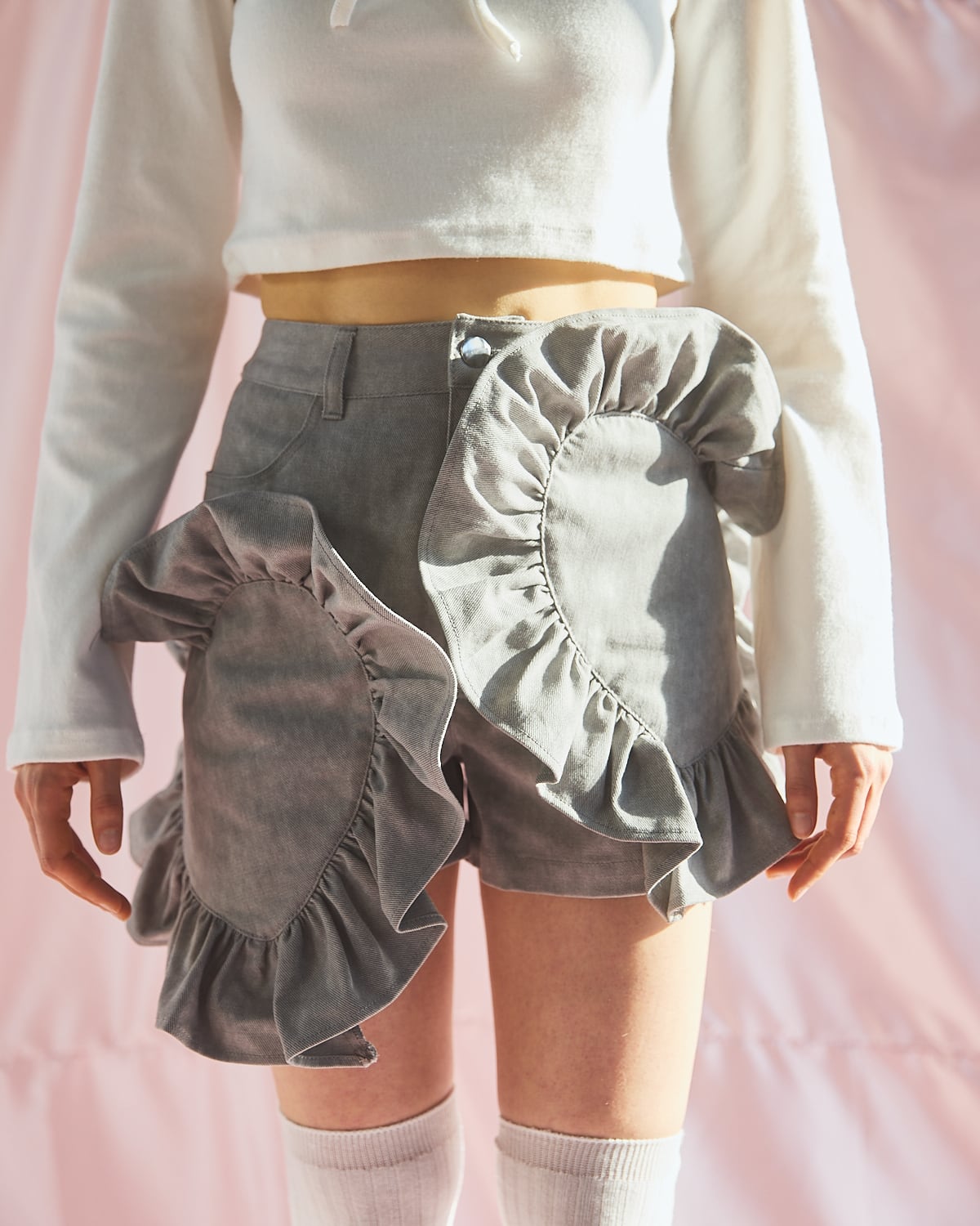 lilLilly フリルハートミニスカート lilLilly フリルハートミニスカート Starry⭐︎フリルハートミニ