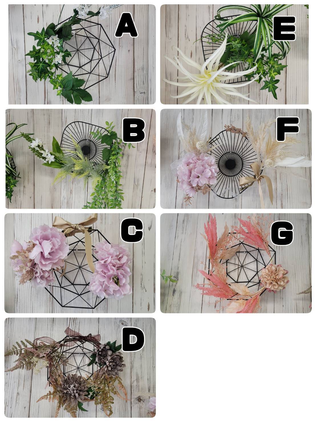 HANAフォトフレームアレンジ55 HANA様専用フォトフレームアレンジ55