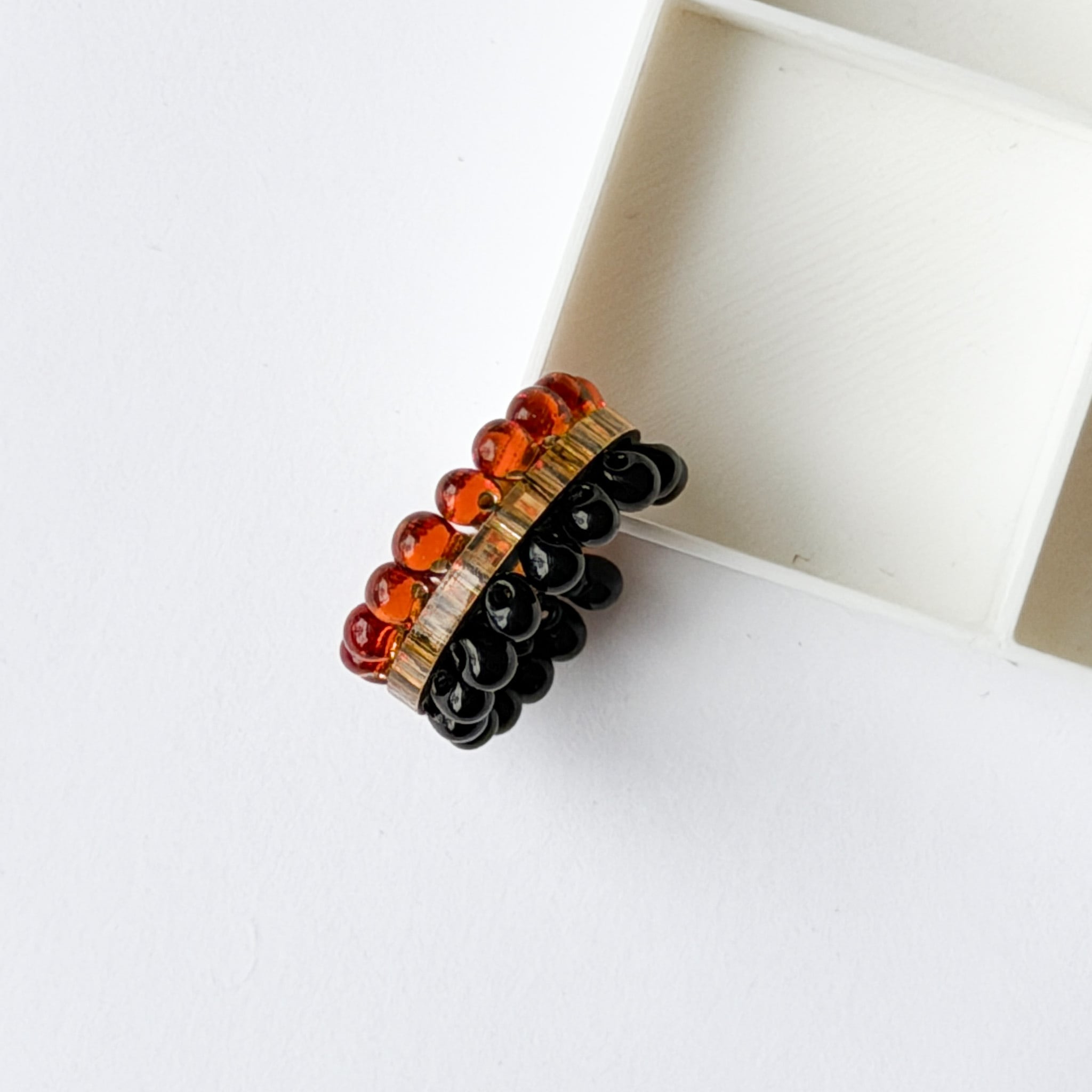 puzzle ring ear cuff 'bicolor' [16]