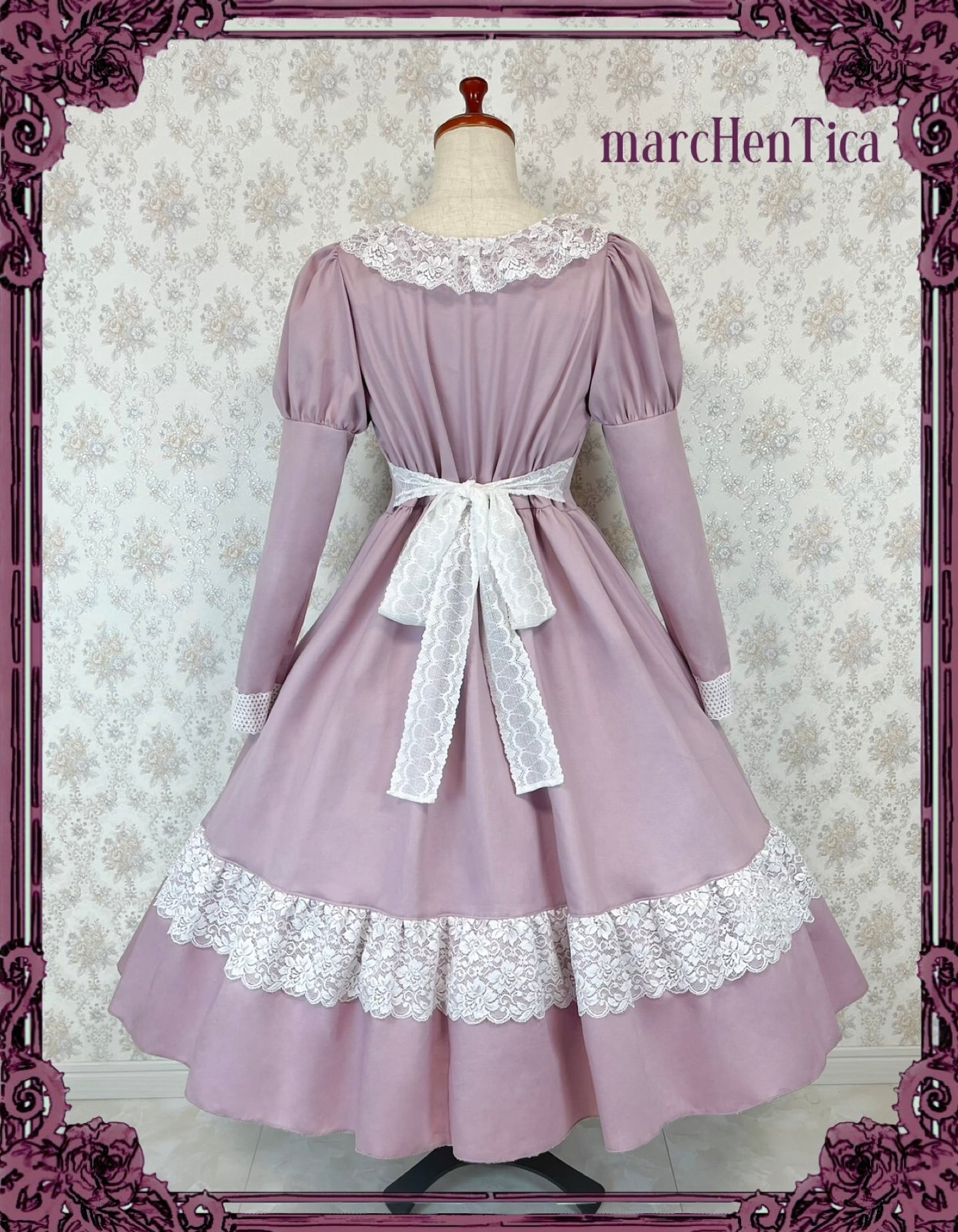 marcHenromanTica HirokoTokumine 桜乙女ワンピース 桜乙女ワンピース