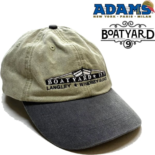 1点物◇Boat Yard INN帽子ADAMSツートンキャップ古着メンズレディース