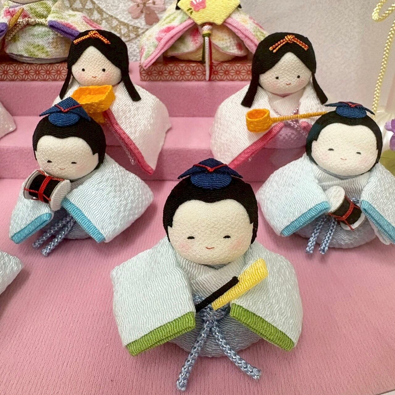 雛人形＜ケース飾り＞てまり十人飾り｜ひな人形 | 【公式】人形のはな