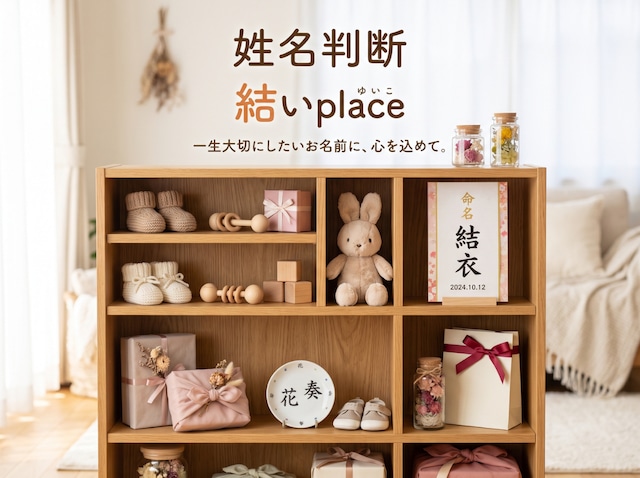 お名前の記念命名書(画数のお調べつき)