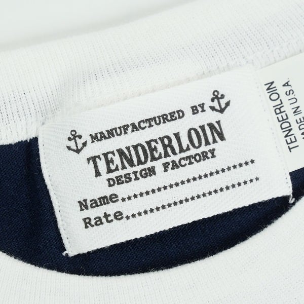 Size【S】 TENDERLOIN テンダーロイン TRIM TEE NAVY リンガーTシャツ