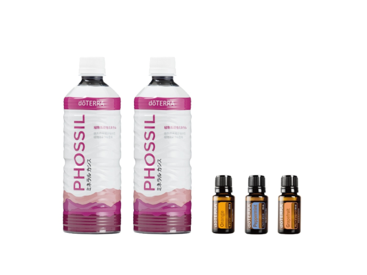 doTERRA PHOSSIL ミネラル カシス＋オイル 125LRP セット ドテラ | Blossom