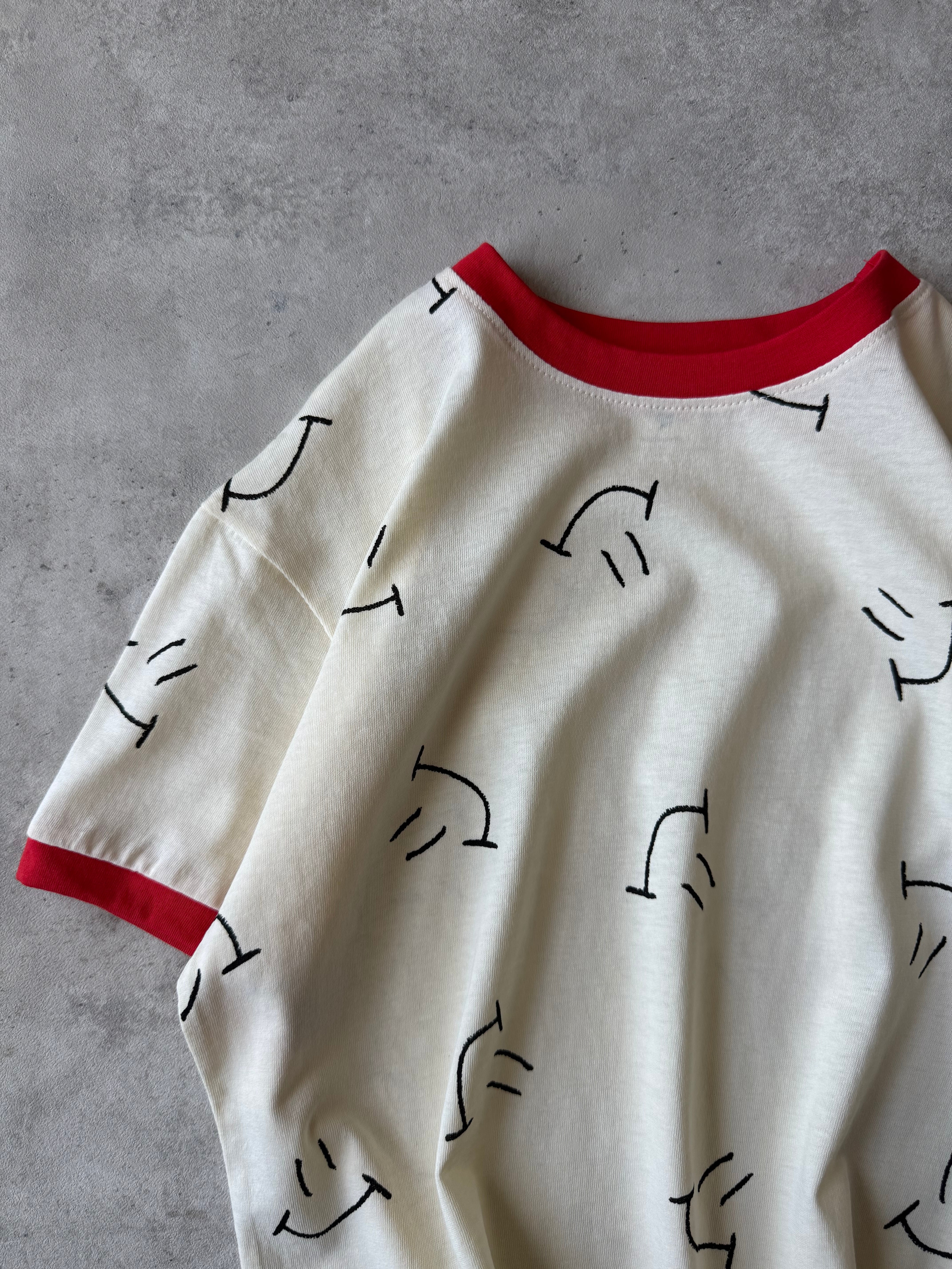 ニコちゃん リンガー Tee（90〜140cm）4104
